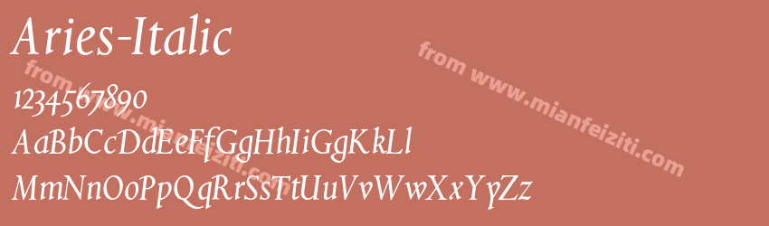 Aries Italic预览图1
