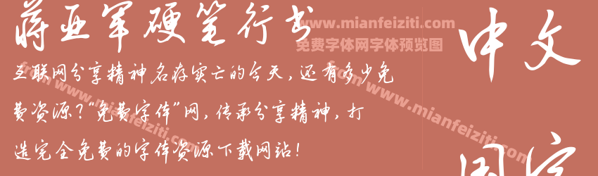 蒋亚军硬笔行书预览图1