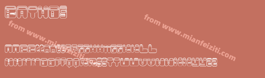 Bathos Regular预览图1