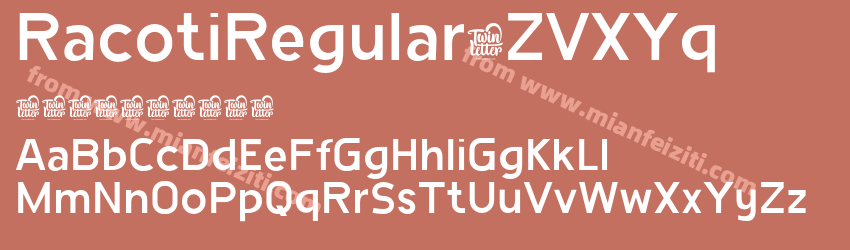 Racoti Regular ZVX Yq预览图1