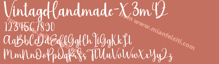 Vintage Handmade Regular预览图1