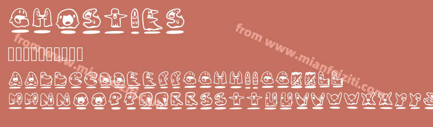 Ghosties Regular预览图1