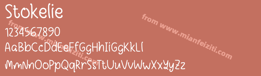 Stokelie Regular预览图1