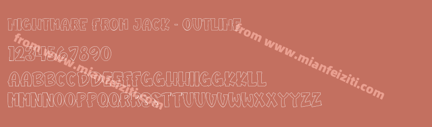 Nightmare From Jack Outline预览图1