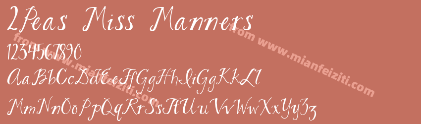 2 Peas Miss Manners预览图1
