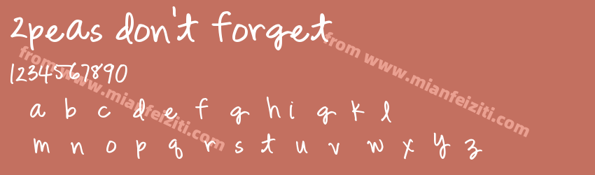 2peas don't forget预览图1