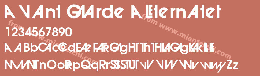 Avant Garde Alternates预览图1