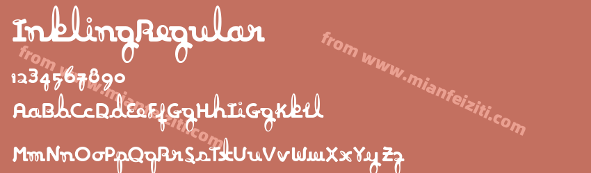 Inkling Regular预览图1