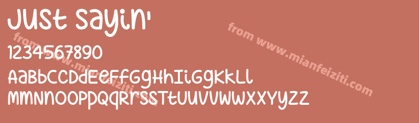 Just Sayin'预览图1