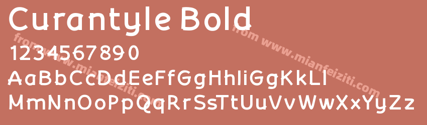 Curantyle Bold Bold预览图1