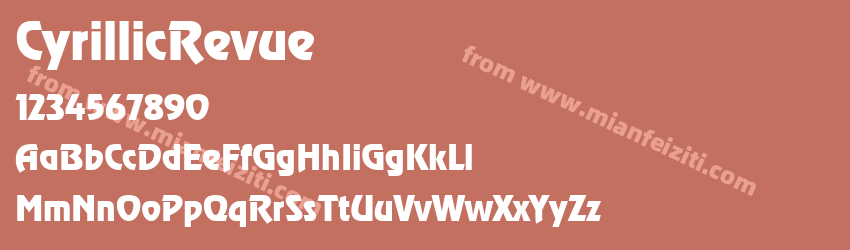 Cyrillic Revue预览图1