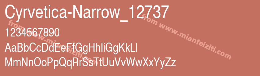 Cyrvetica Narrow_12737预览图1