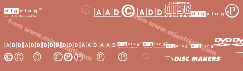 Disc Makers Font0304预览图1