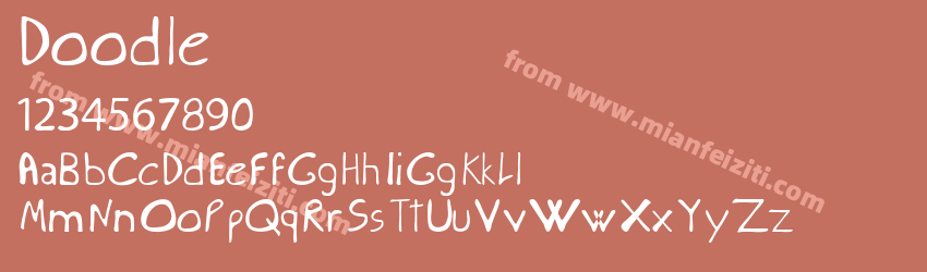 Doodle Regular预览图1