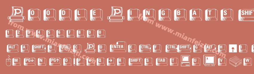 Doodle Dingbats SixS Si预览图1
