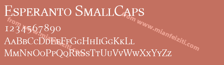 Esperanto Small Caps预览图1