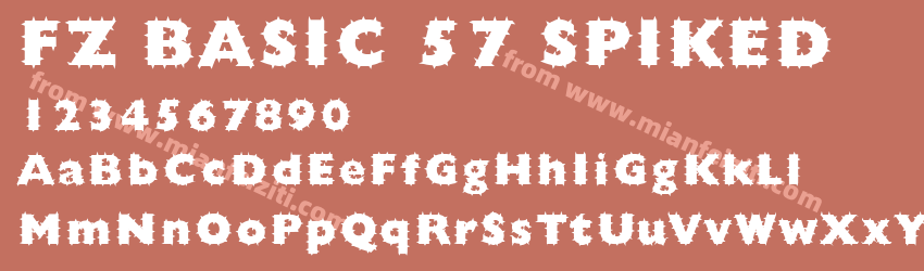 FZ BASIC 57 SPIKED预览图1