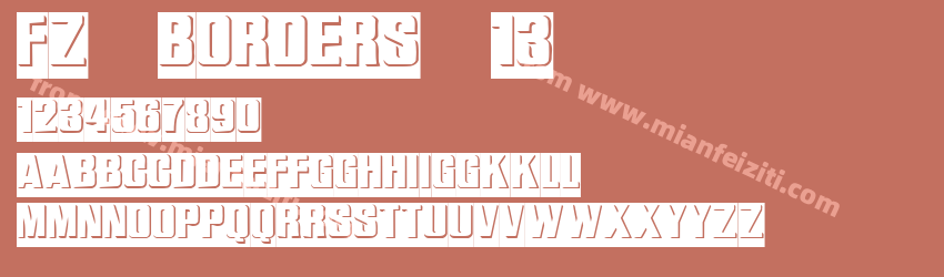 FZ BORDERS 13预览图1