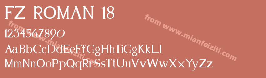 FZ ROMAN 18预览图1