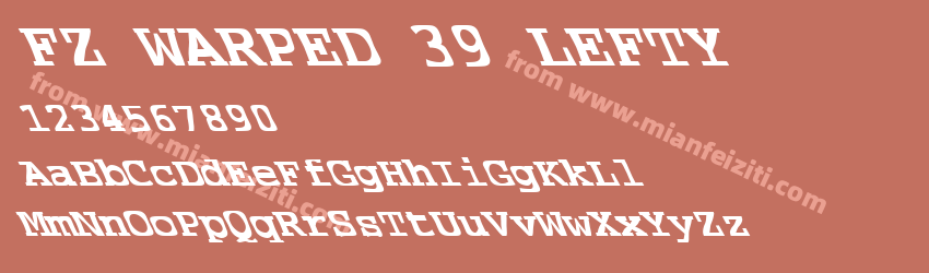 FZ WARPED 39 LEFTY预览图1
