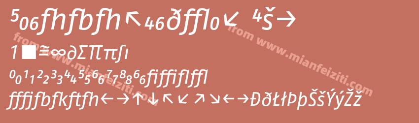 Fago No Regular Italic Exp预览图1