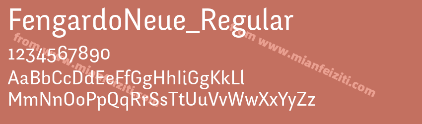 Fengardo Neue_ Regular预览图1