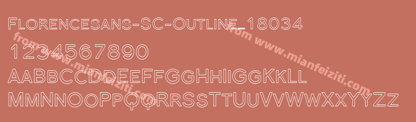Florencesans SC Outline_18034预览图1