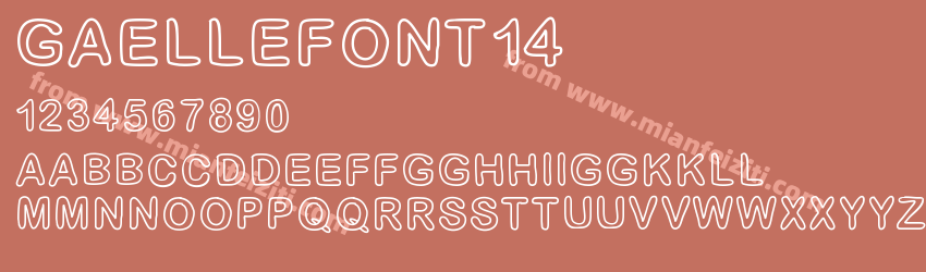 Gaelle Font14预览图1