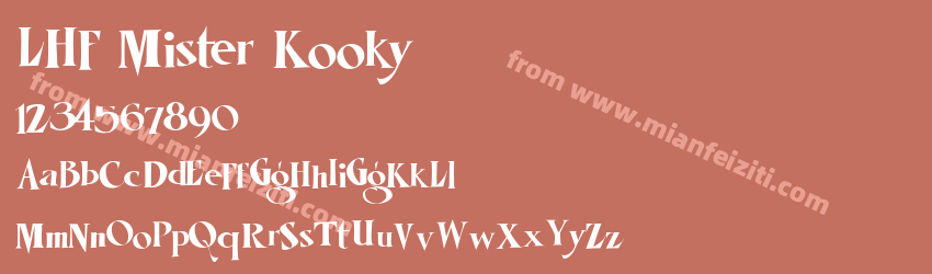 LHF Mister Kooky Regular预览图1