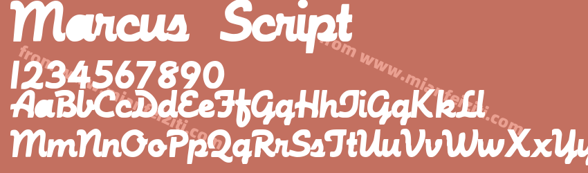Marcus Script预览图1