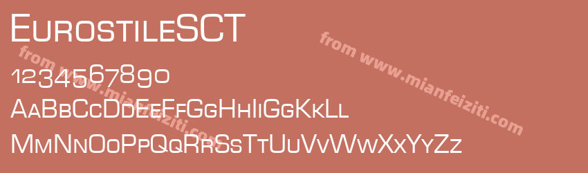 EurostileSCT Regu预览图1