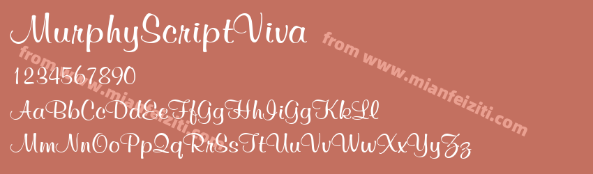 Murphy Script Viva Regular预览图1