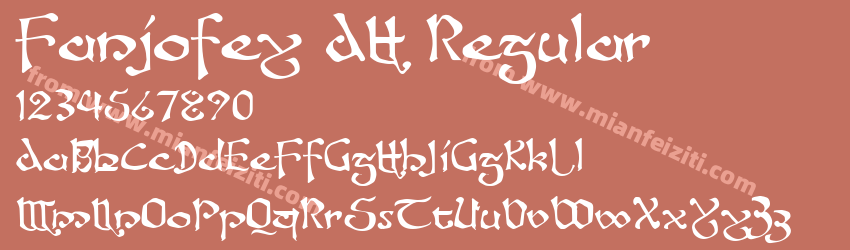 Fanjofey AH Regular预览图1