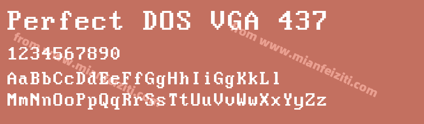 Perfect DOS VGA 437预览图1