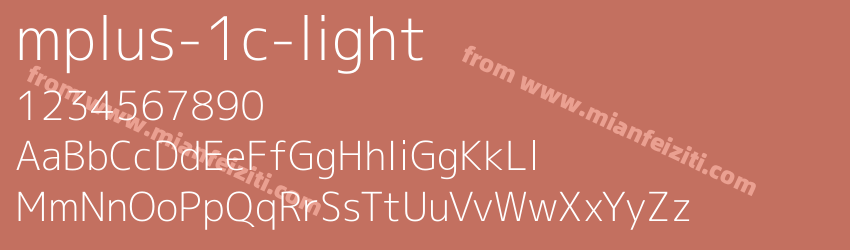 mplus 1c light预览图1