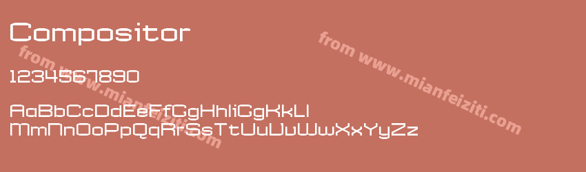 Compositor Regular预览图1