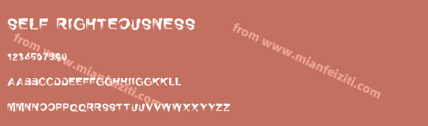 Self Righteousness Regular预览图1