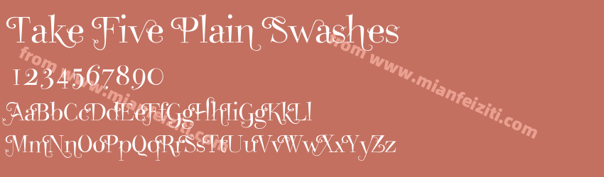 Take Five Plain Swashes PDF预览图1