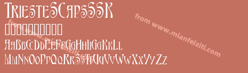 TriesteS CapsSSK Bold预览图1