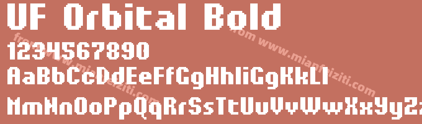 UF Orbital Bold预览图1