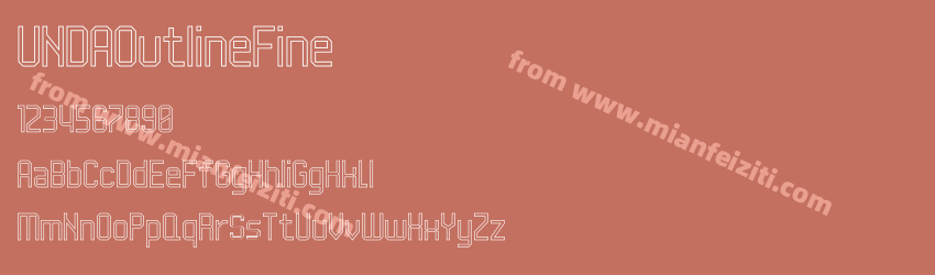 UNDA Outline Fine预览图1