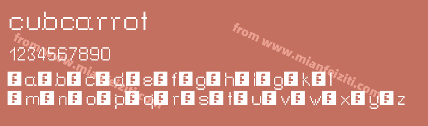 cubcarrot Regular预览图1