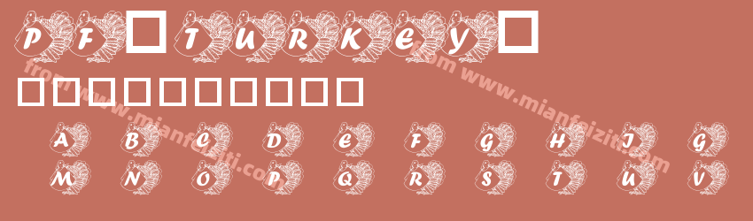 pf_turkey2字体预览