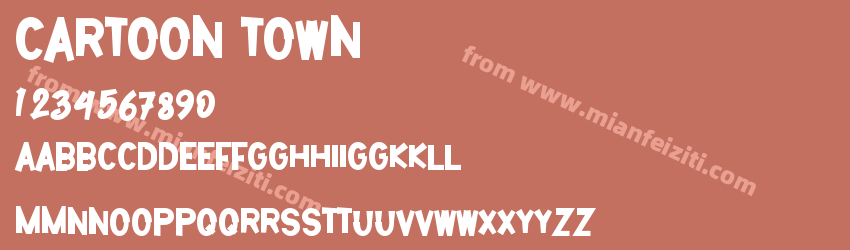 Cartoon Town Regular预览图1