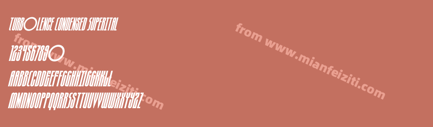 Turb0lence Condensed Super Ital预览图1