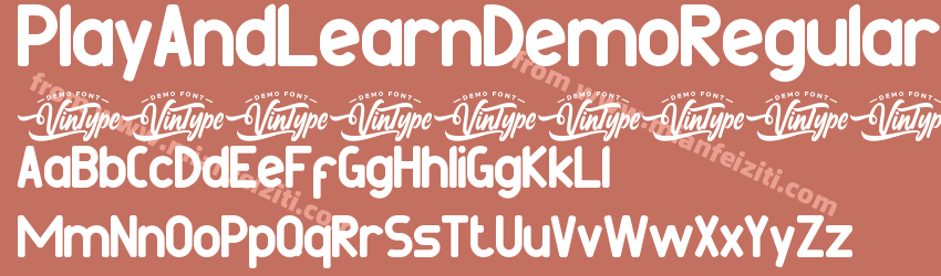 Play And Learn Demo Regular预览图1