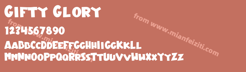 Gifty Glory Regular预览图1