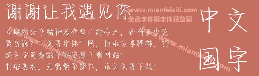 谢谢让我遇见你预览图1