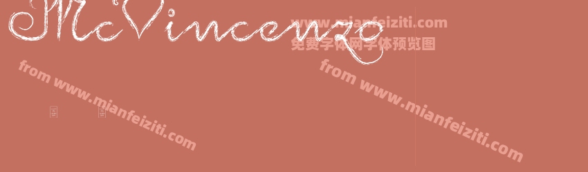 McVincenzo字体预览