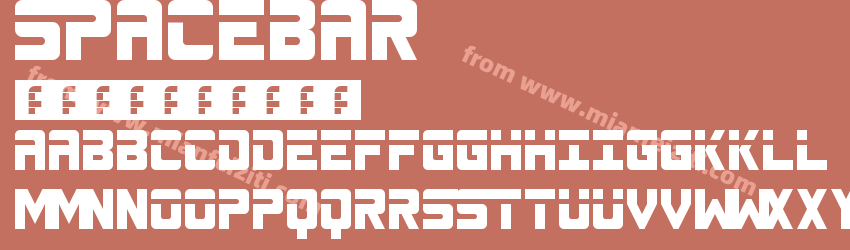 SPACEBAR Regular预览图1